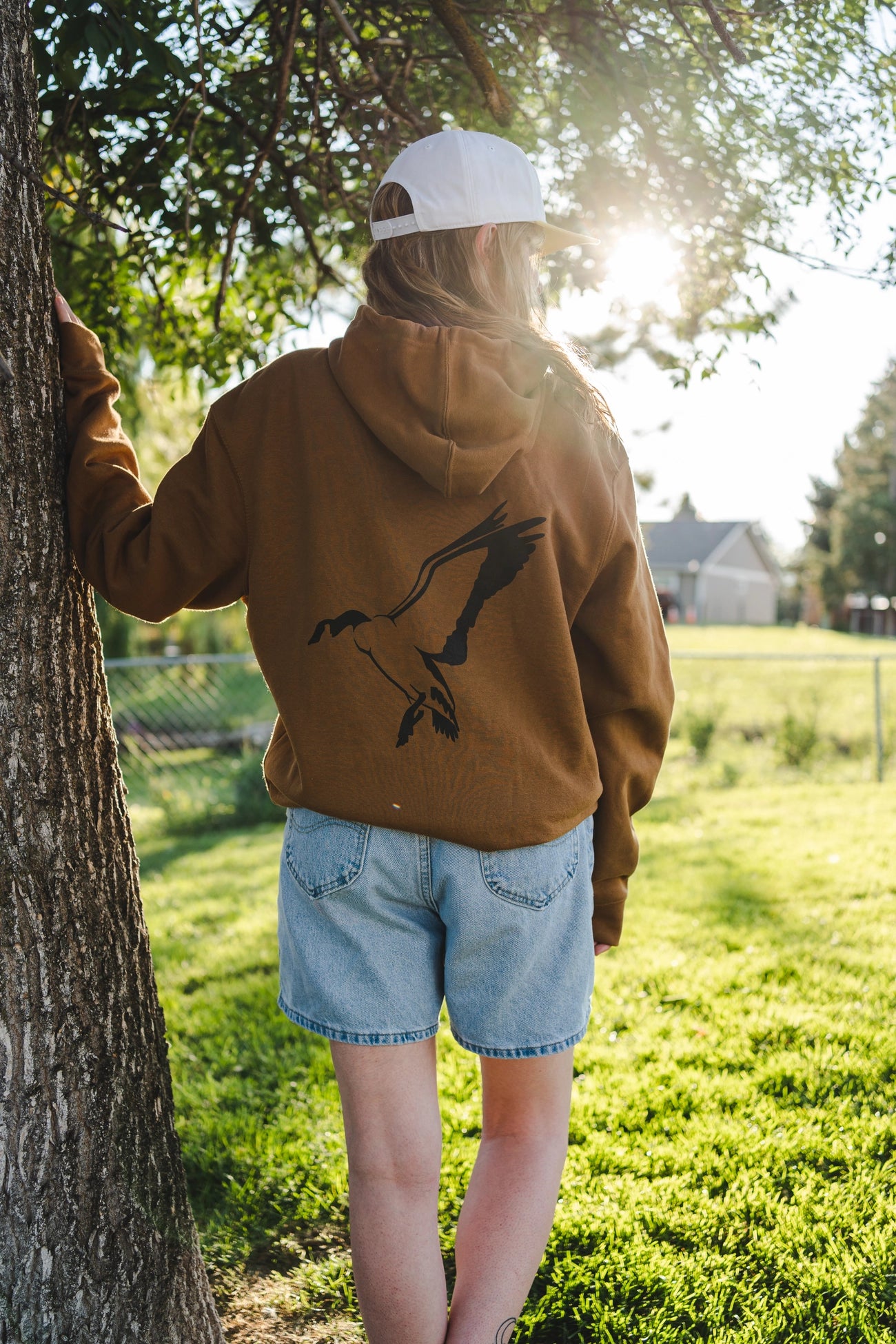 Logo Hoodie- Brown