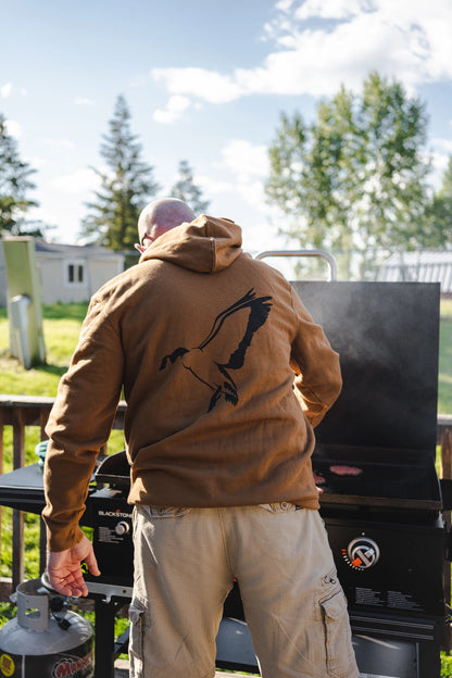 Logo Hoodie- Brown
