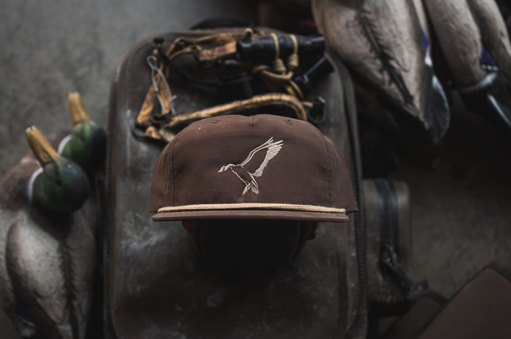 Split Reed Goose Single Goose Hat- Brown – Split Reed Store