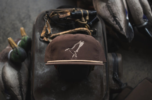 Single Goose Hat- Brown