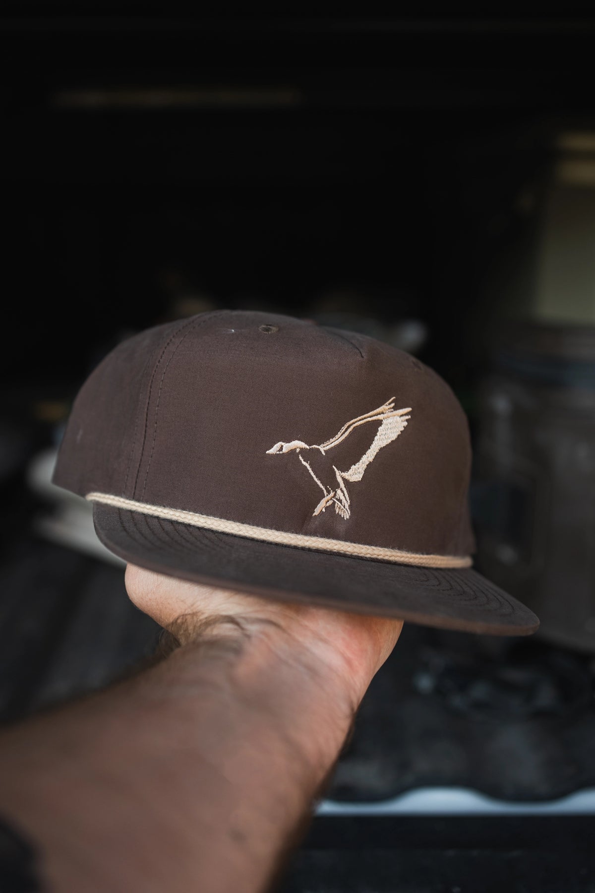 Split Reed Goose Single Goose Hat- Brown – Split Reed Store