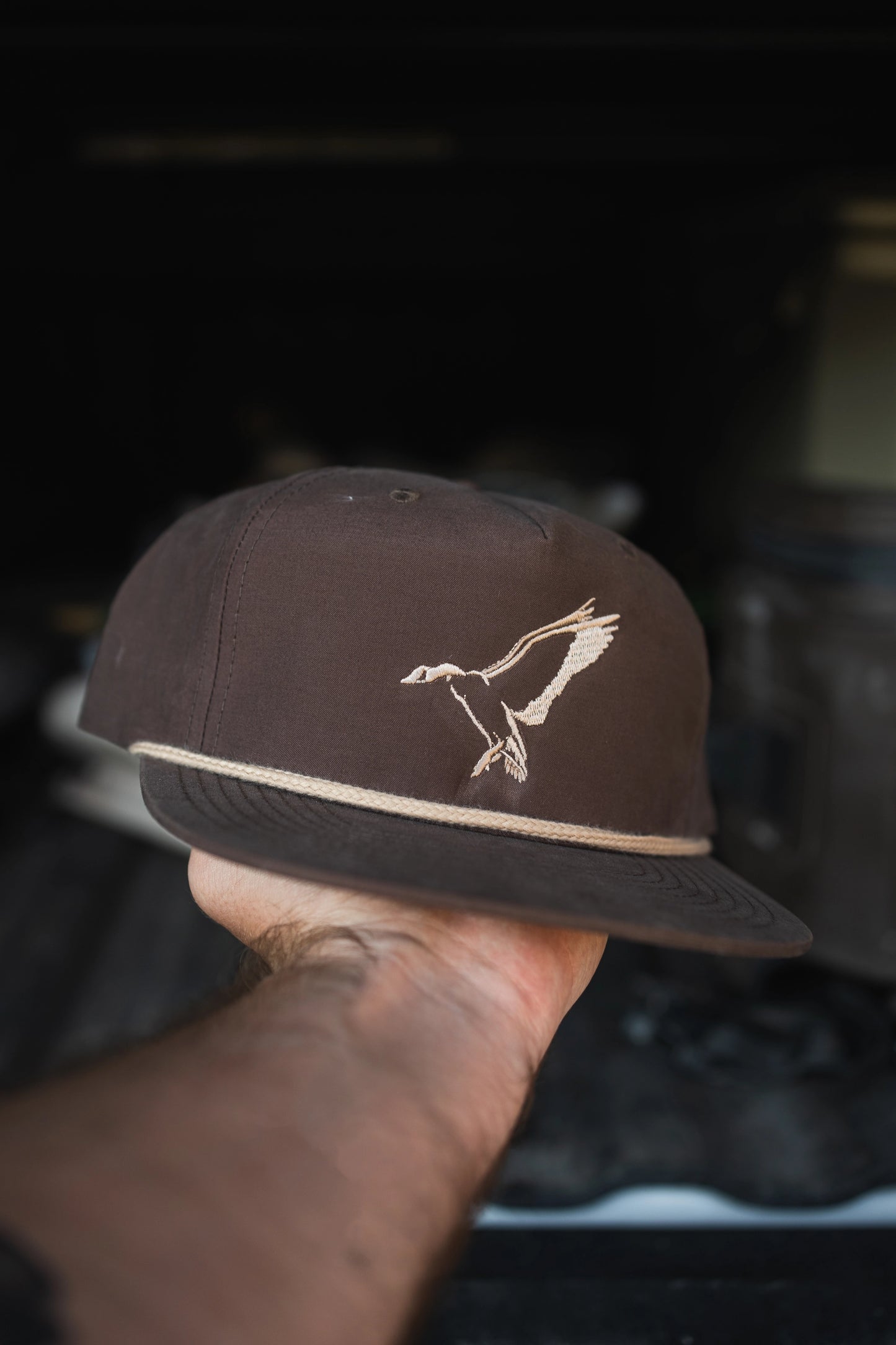Single Goose Hat- Brown