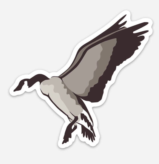 Single Goose Sticker- Color