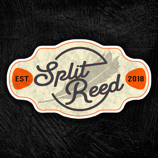 Split Reed Vintage Patch Decal